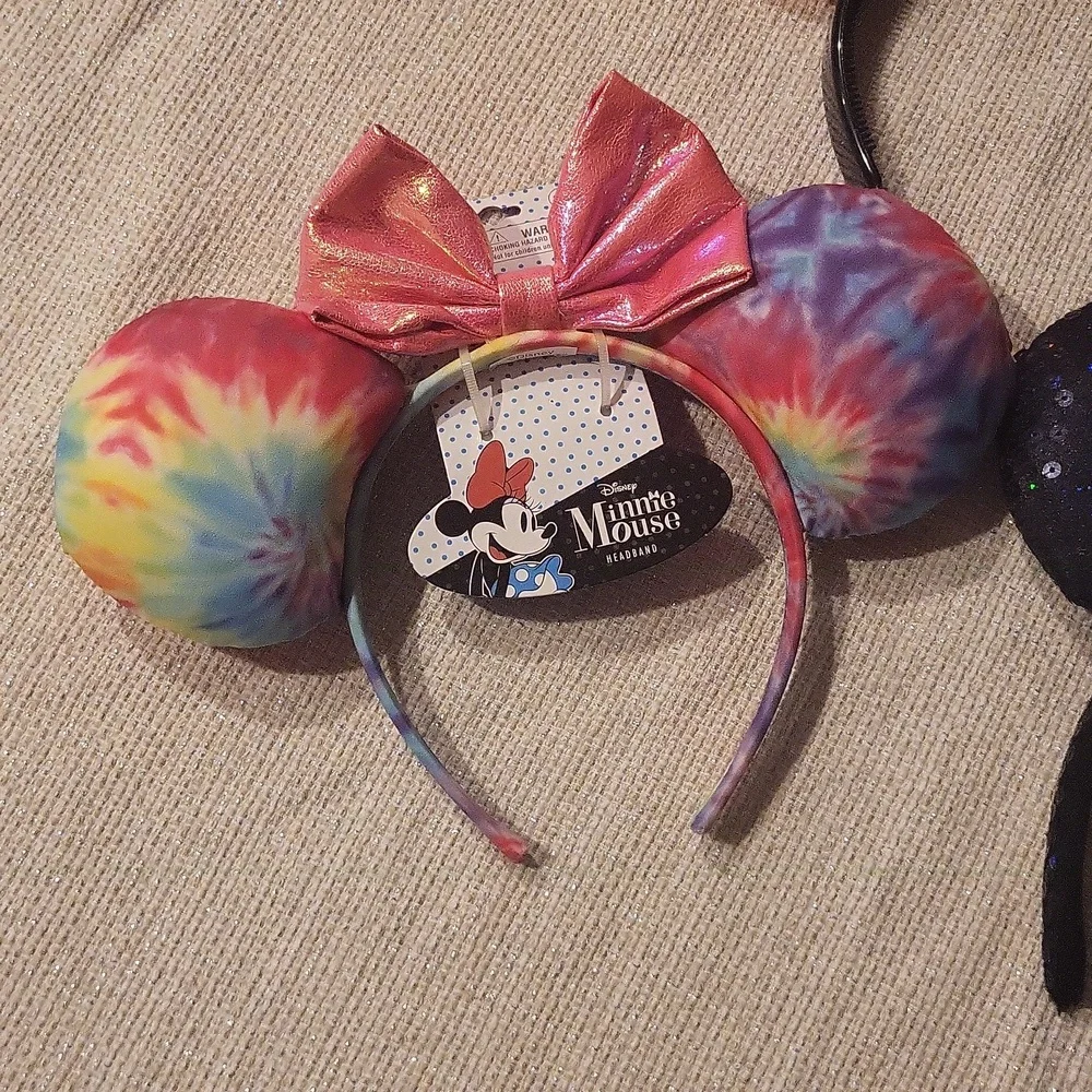 Disney Parks Mini Mouse Disney  headband lot of 3